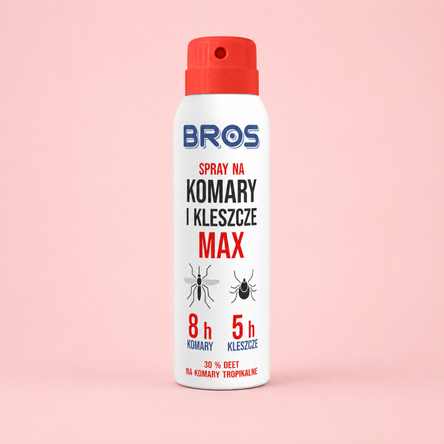 BROS Spray na komary i kleszcze MAX 90ml