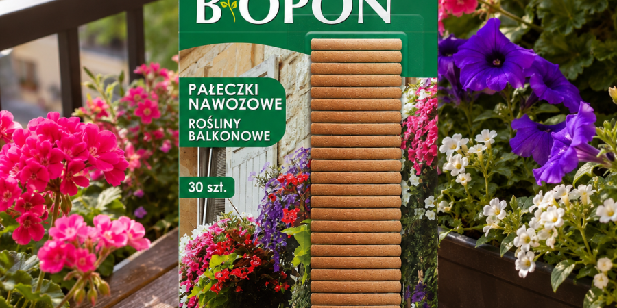 BOPON Pałeczki nawozowe do roślin balkonowych 30 szt