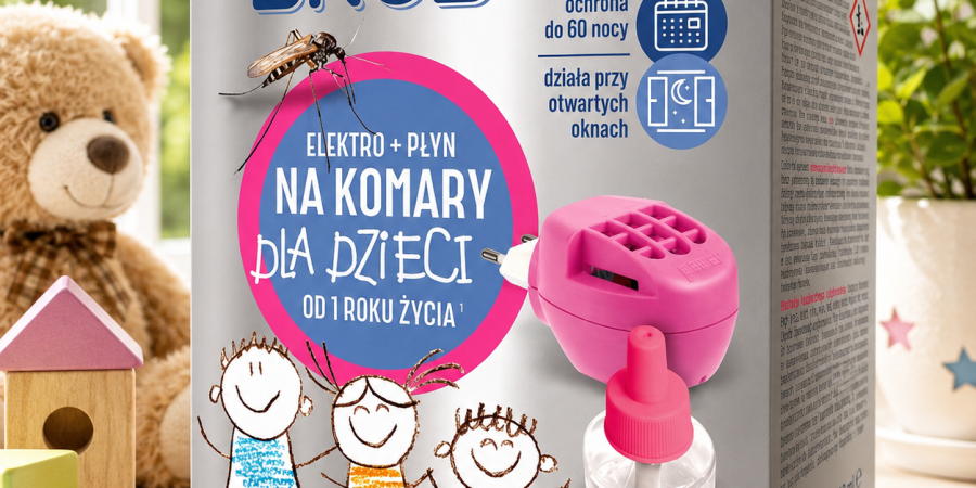 Bros elektro+płyn na komary dla dzieci 60 nocy