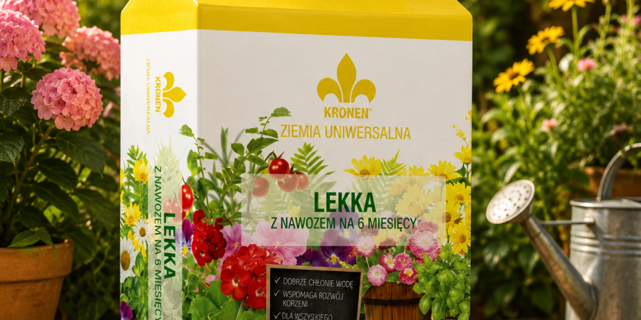 KRONEN Podłoże z nawozem i perlitem 25L Lekka