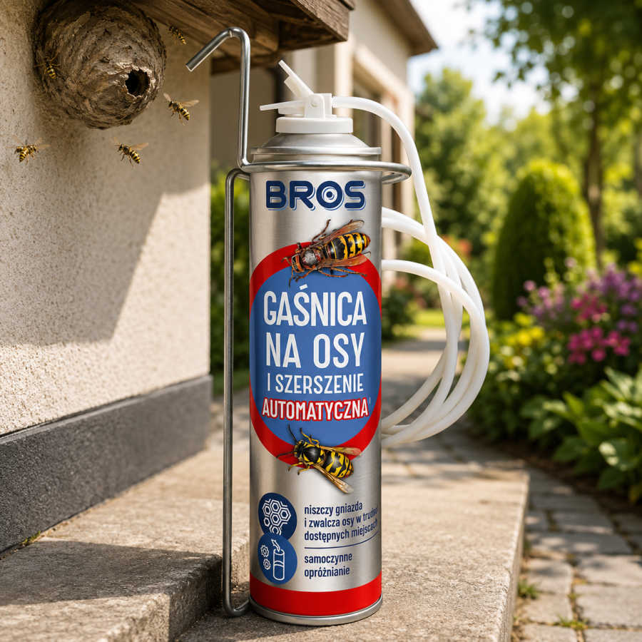 BROS Gaśnica na osy i szerszenie automatyczna 520ml