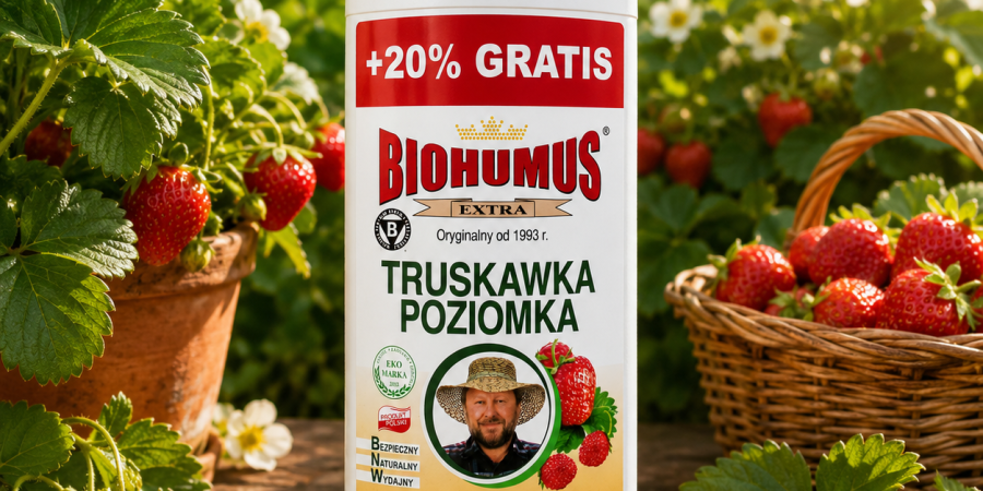 EKODARPOL BIOHUMUS EXTRA Truskawka i poziom 1l+20%