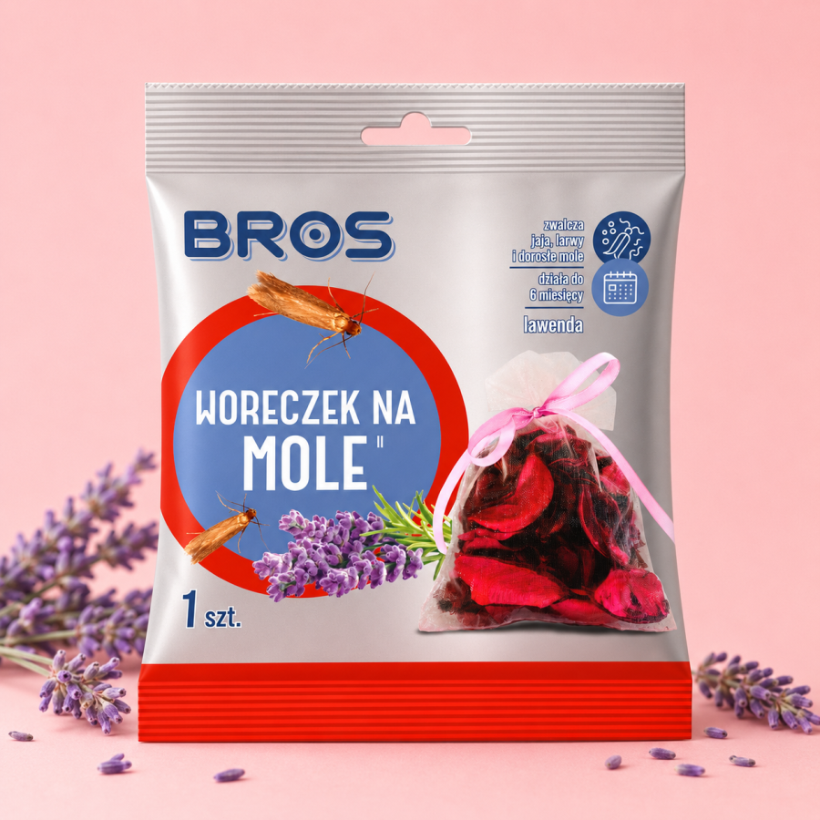 BROS Woreczek na mole lawendowy