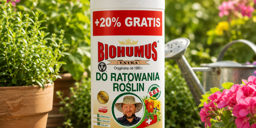 EKODARPOL BIOHUMUS EXTRA Ratowanie roślin 1L+20%