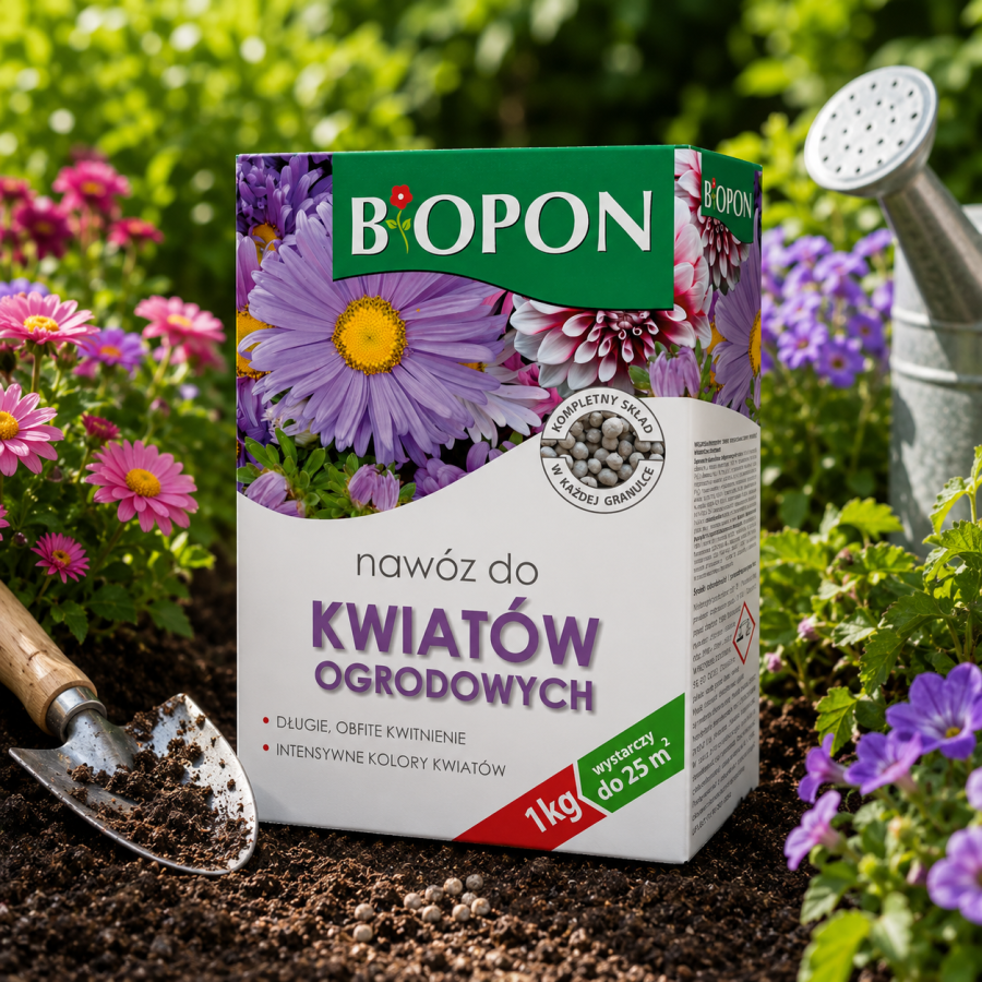BOPON Nawóz do kwiatów ogrodowych 1kg