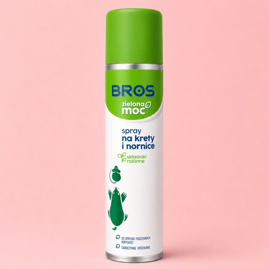 BROS Zielona Moc spray na krety i nornice 400ml