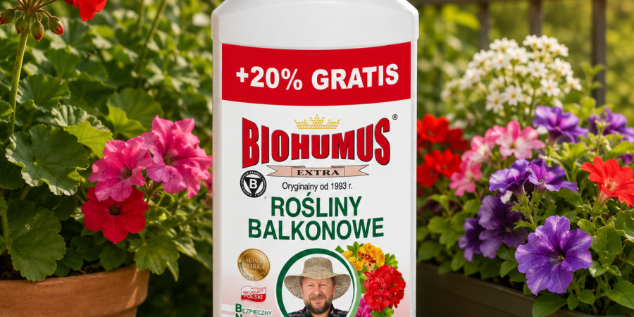 EKODARPOL BIOHUMUS EXTRA Rośliny balkonowe 1l+20%
