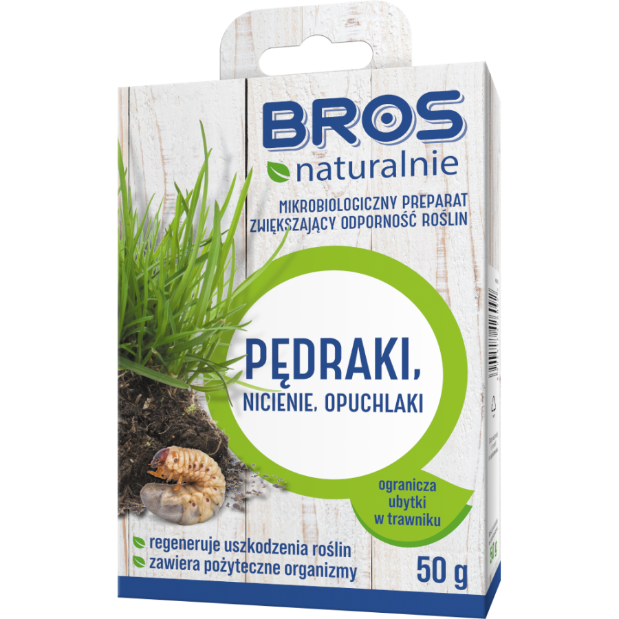 BROS Preparat na pędraki nicienie opuchlaki 50g