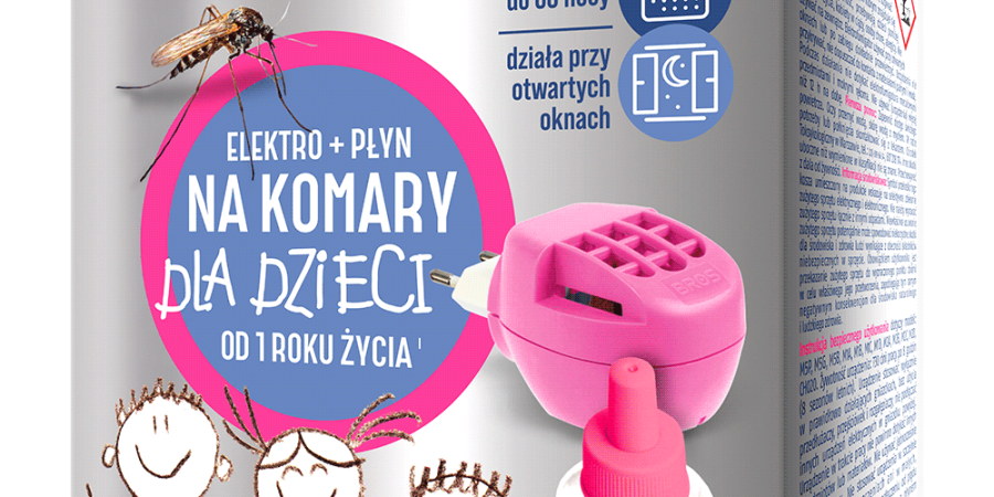 Bros elektro+płyn na komary dla dzieci 60 nocy