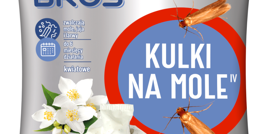 BROS Kulki na mole kwiatowe 120g