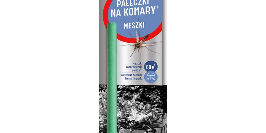 BROS Pałeczki na komary geranium 4 szt.