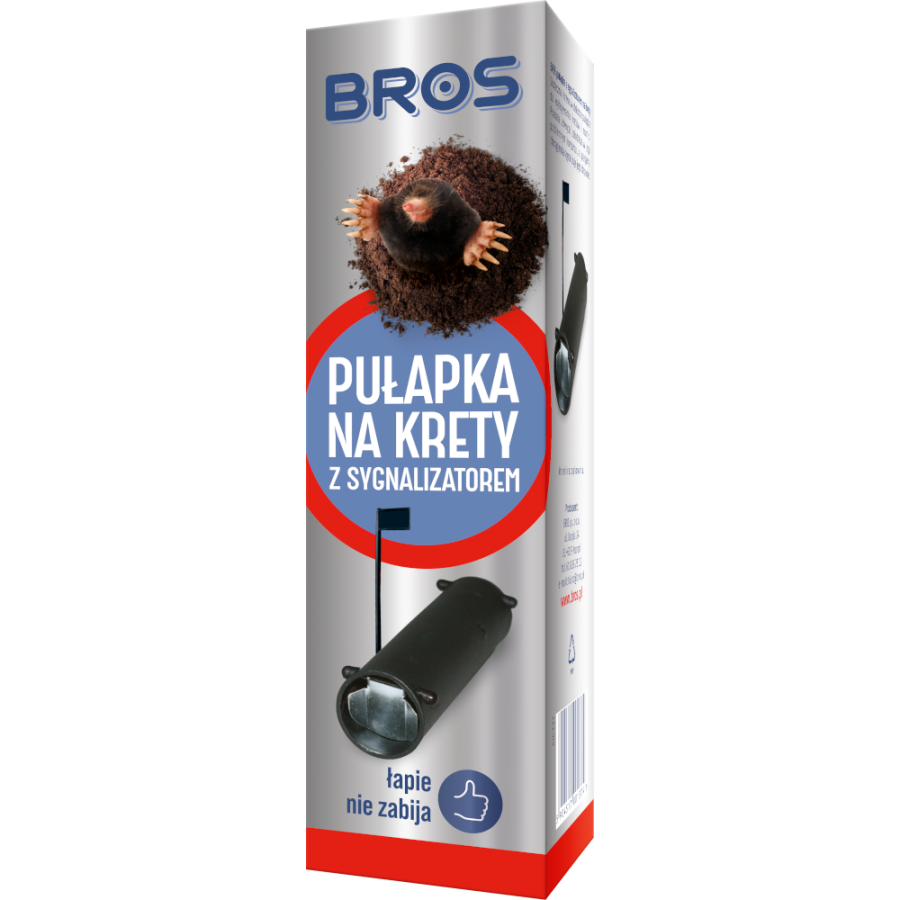 BROS Pułapka na kreta z sygnalizatorem