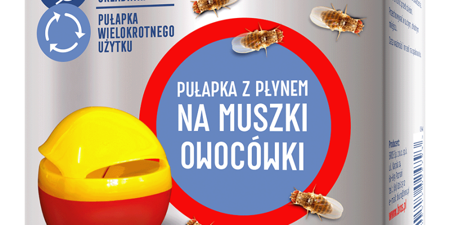 BROS Pułapka na muszki owocówki z płynem