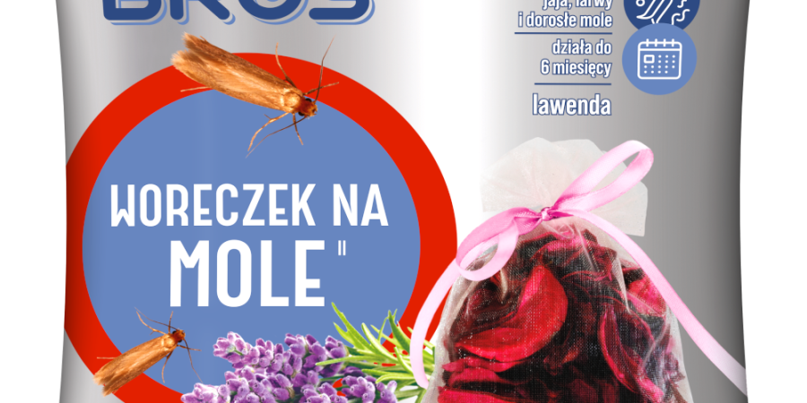 BROS Woreczek na mole lawendowy