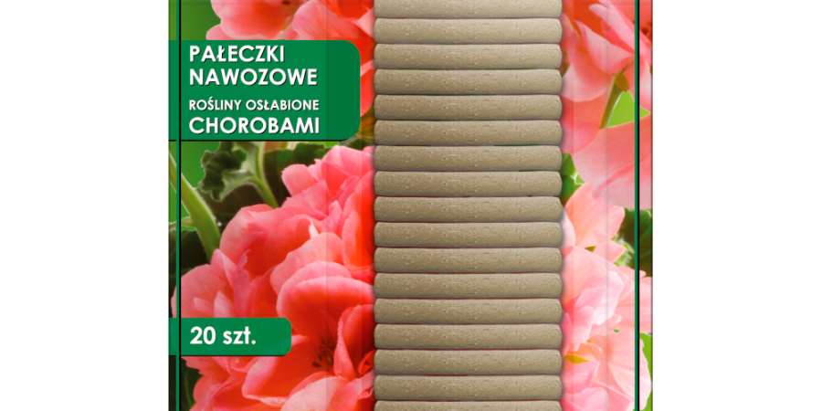 BOPON Pałeczki nawozowe do roślin osłabionych chorobami grzybowymi 20 szt.