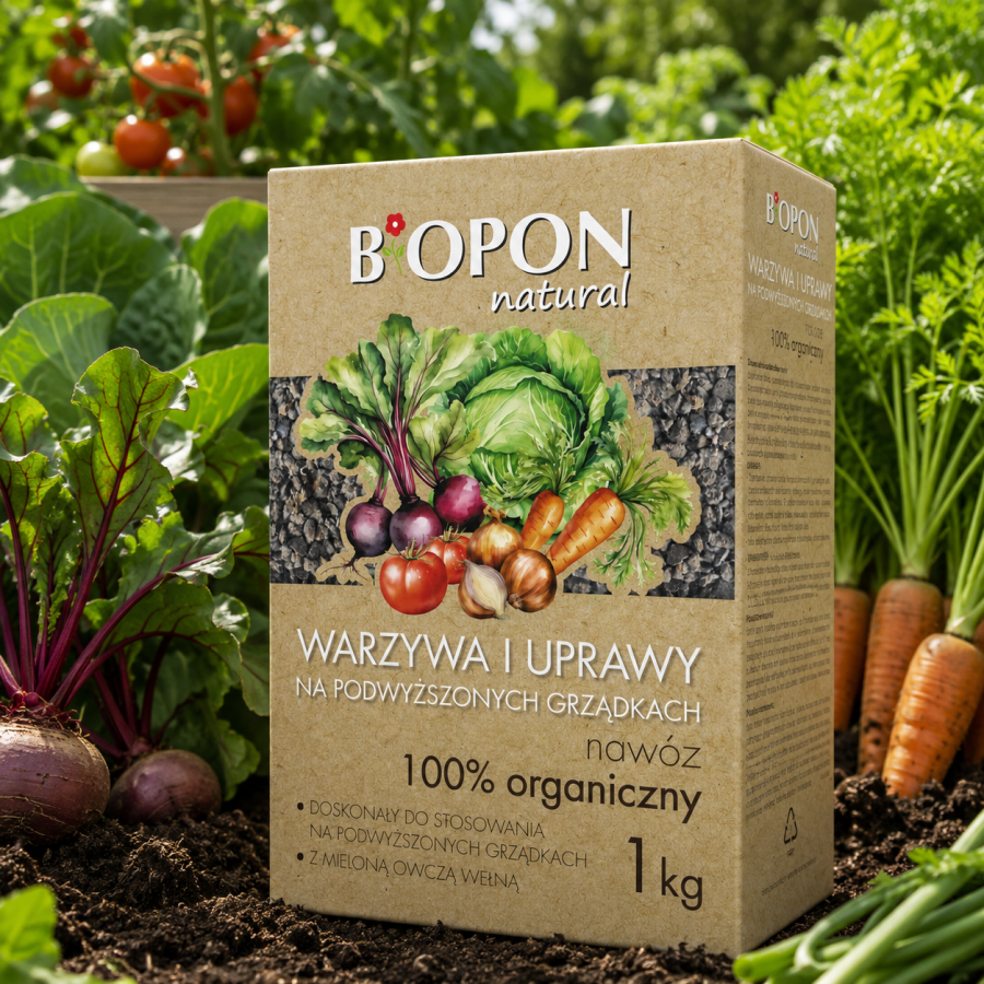 BOPON NATURAL Nawóz warzywa 100% organiczny 1kg