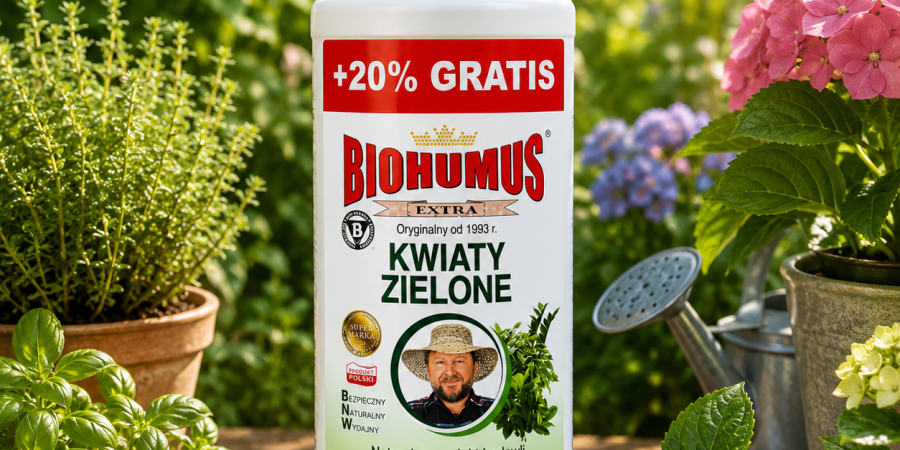 EKODARPOL BIOHUMUS EXTRA Kwiaty zielone 1l+20%