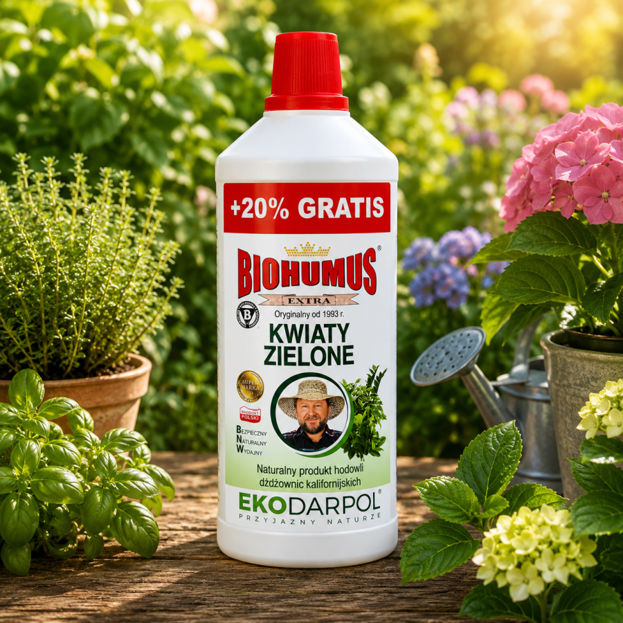 EKODARPOL BIOHUMUS EXTRA Kwiaty zielone 1l+20%