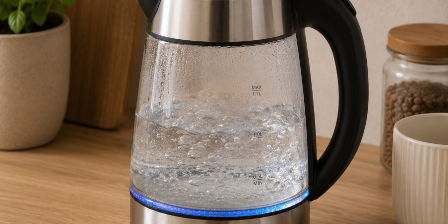 Czajnik Lafe Essential Glass 1,7l szklany