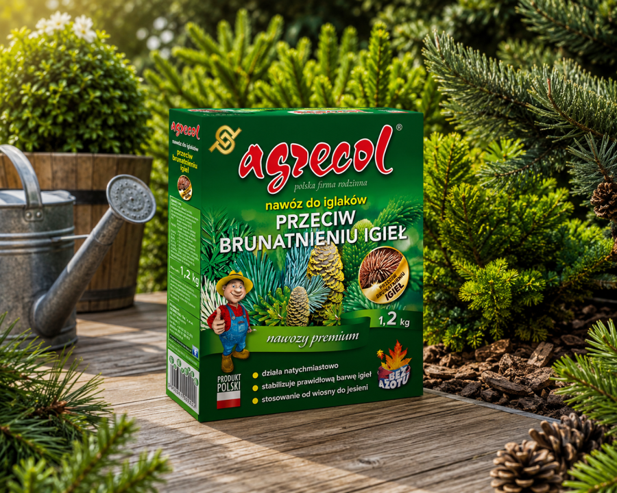 AGRECOL Nawóz do iglaków przeciw brunatnieniu 1,2kg