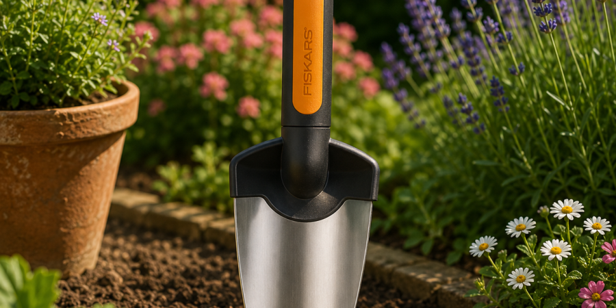 FISKARS 1000726 Łopatka szeroka Premium Planters