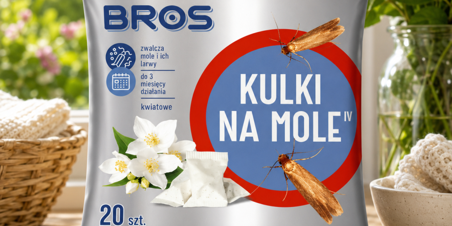 BROS Kulki na mole kwiatowe 120g