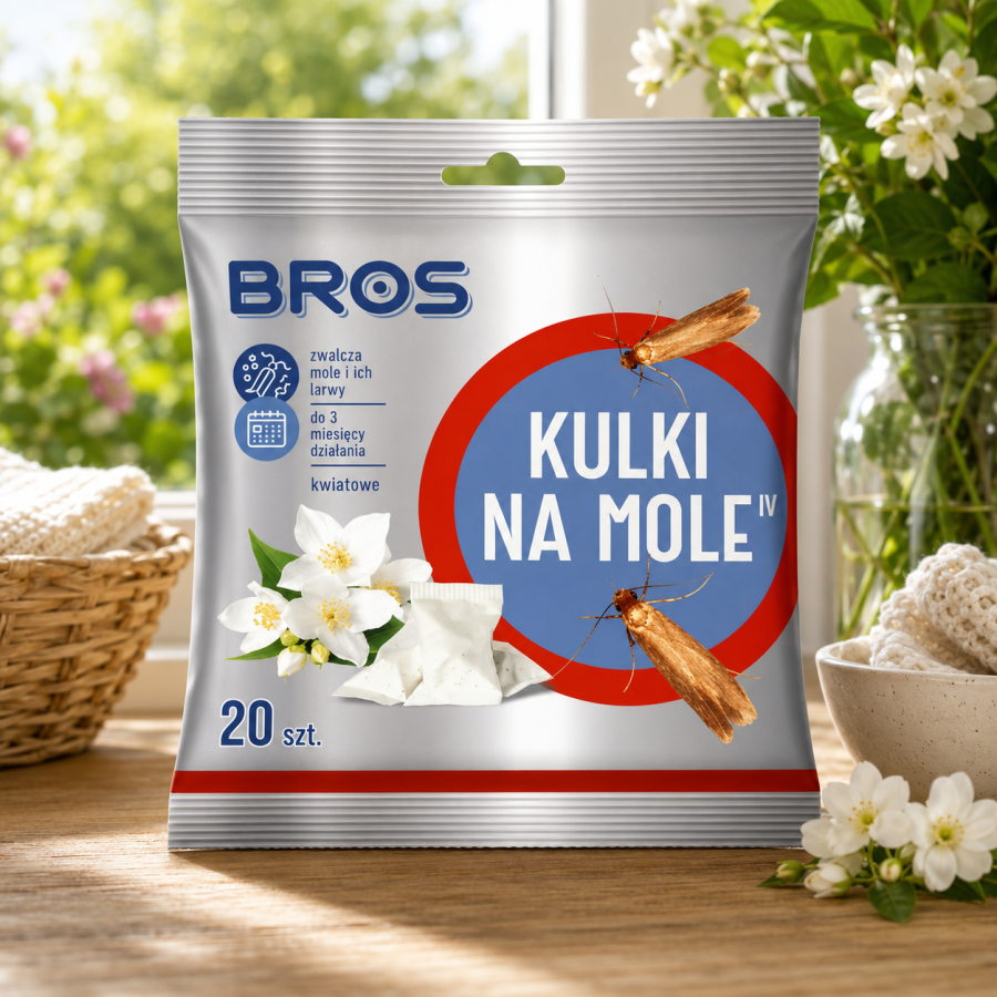 BROS Kulki na mole kwiatowe 120g