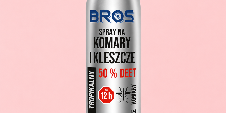 Bros spray na komary i kleszcze DEET 180ml