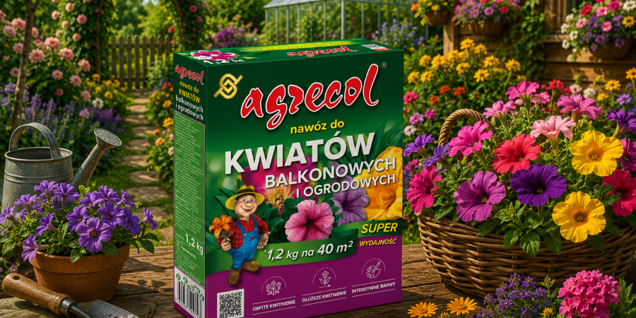 AGRECOL Nawóz do kwiatów ogrodowych 1,2kg
