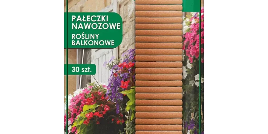 BOPON Pałeczki nawozowe do roślin balkonowych 30 szt