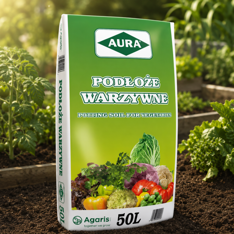 AURA HOLLAS Podłoże Warzywne Aura 50l