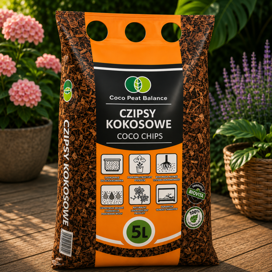 BIOVITA Czipsy kokosowe „COCO CHIPS” 5l