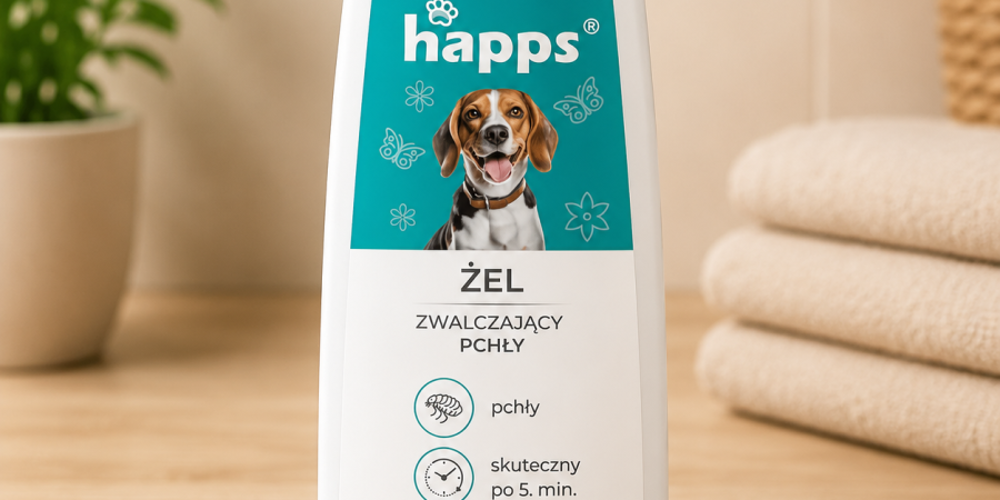 HAPPS żel przeciw pchłom dla psów 150ml
