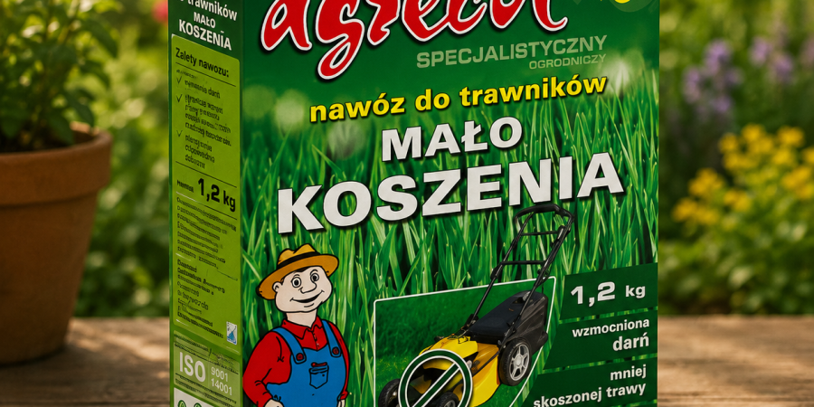 AGRECOL Nawóz do trawnika mało koszenia 1,2kg