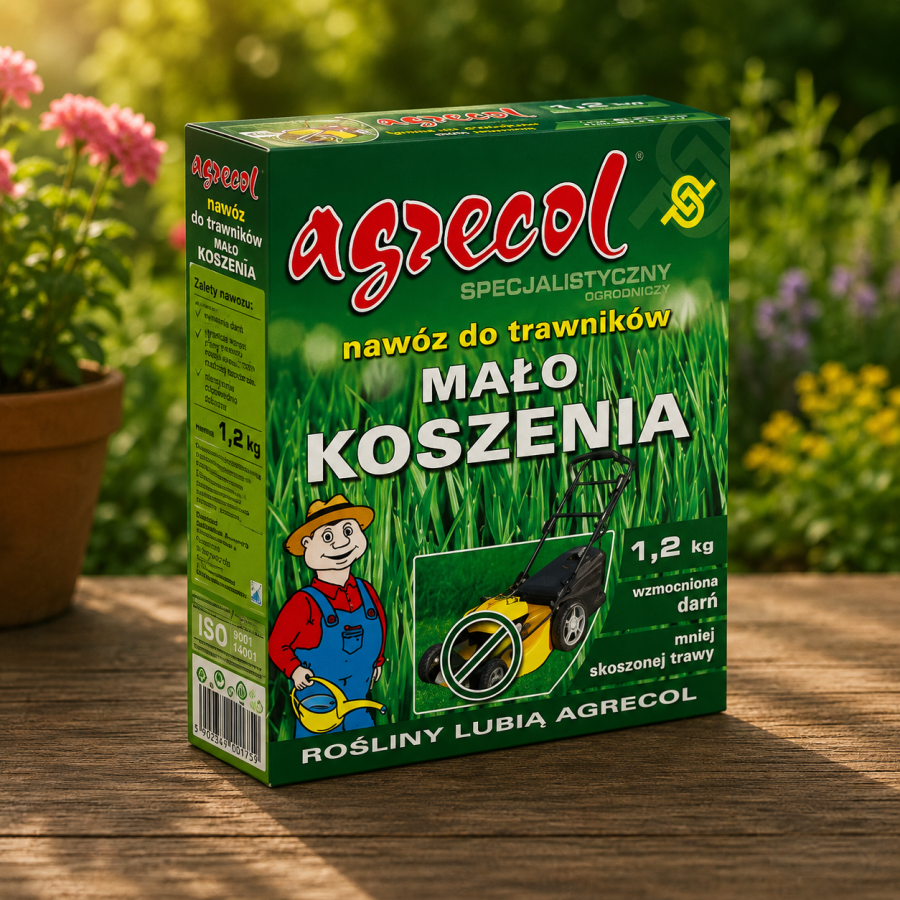 AGRECOL Nawóz do trawnika mało koszenia 1,2kg