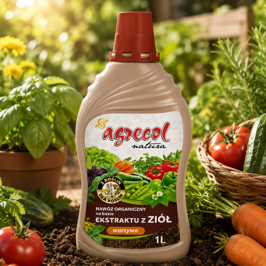 AGRECOL Nawóz z ziół i melasy do warzyw 1l
