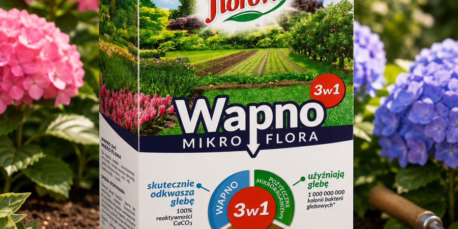 Florovit® Mikroflora 3w1 – wapno granulowane z mikroorganizmami i kwasami humusowymi 1kg