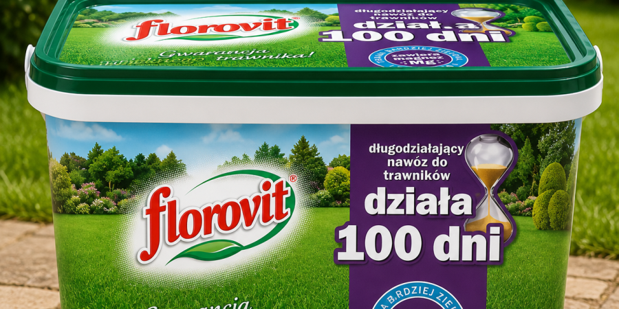 Florovit® Długodziałający Nawóz do Trawników 100 Dni 4 kg – gęsty, intensywnie zielony trawnik przez cały sezon