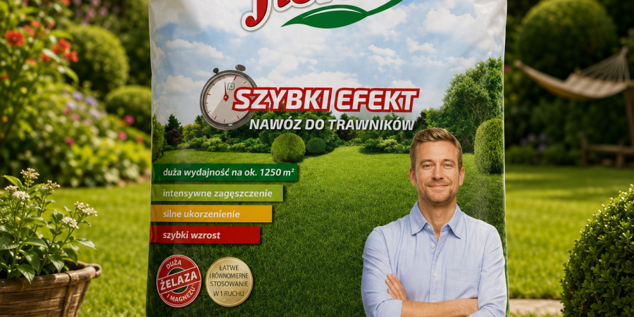 Florovit® Nawóz do Trawników SZYBKI EFEKT – błyskawiczne zazielenienie i zagęszczenie trawnika 25kg