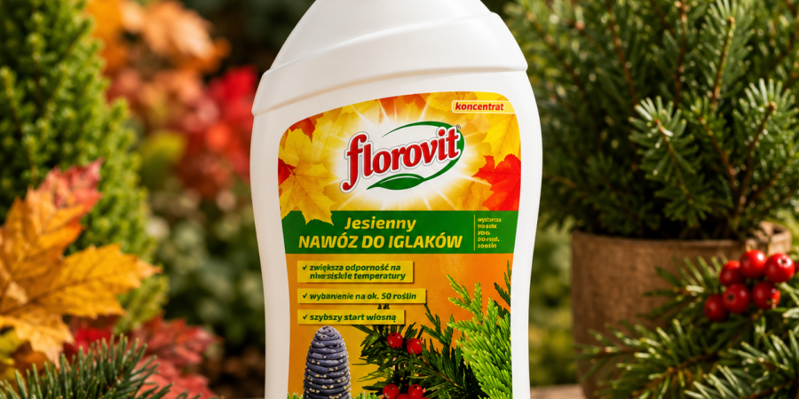 Florovit® Jesienny Nawóz do Roślin Iglastych płynny nawóz wzmacniający przed zimą 1l