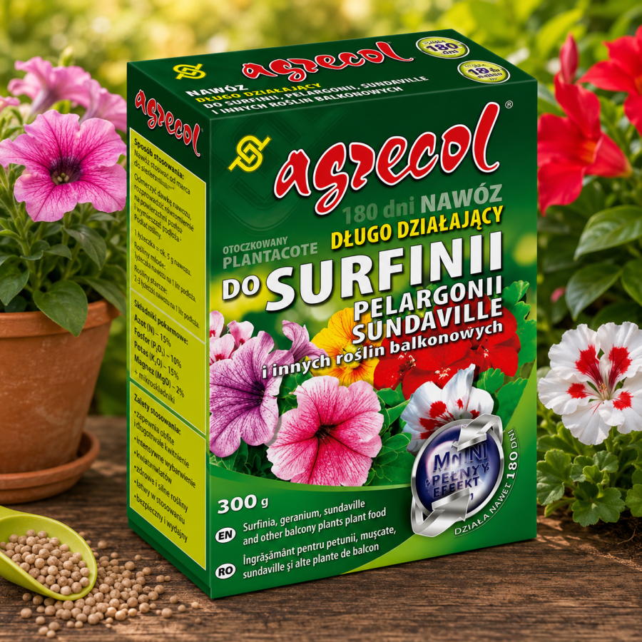 AGRECOL PLANTACOTE Nawóz do balkonowych 0,3kg