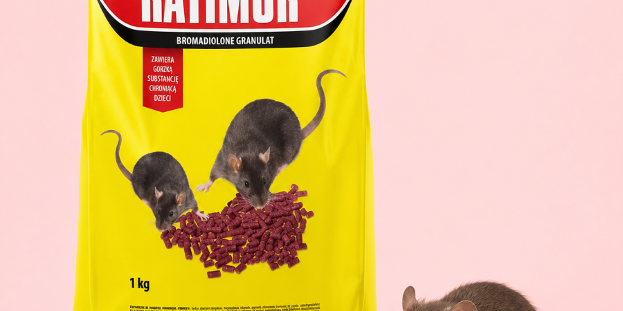 Ratimor® Granulat na myszy i szczury – skuteczna przynęta gryzoniobójcza 1kg