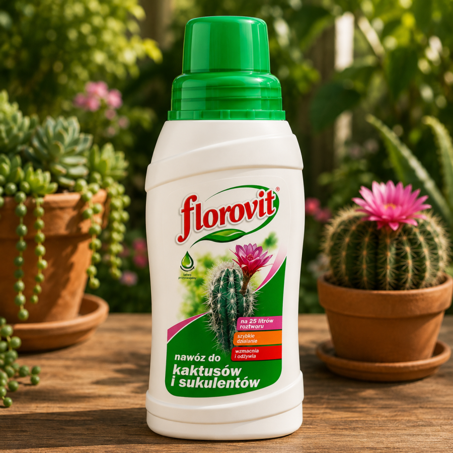 Florovit® Nawóz do Kaktusów i Sukulentów 0,25 kg – płynny nawóz do zdrowych i kwitnących roślin