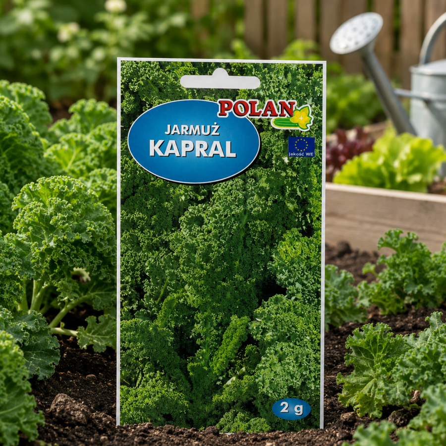Jarmuż Kapral 2 g – odporny na mróz, kędzierzawy i smaczny