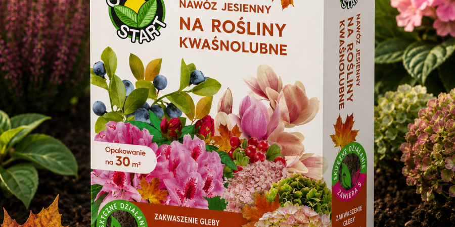 OGRÓD STAR Nawóz jesienny do kwaśnolubnych 1kg – granulowany nawóz zakwaszający
