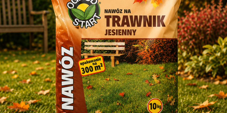 OGRÓD STAR Nawóz jesienny do trawnika 10kg – granulowany nawóz fosforowo-potasowy z wapniem