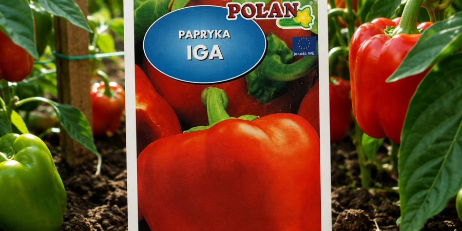 Papryka Iga 0,5 g – słodka odmiana o grubym, soczystym miąższu