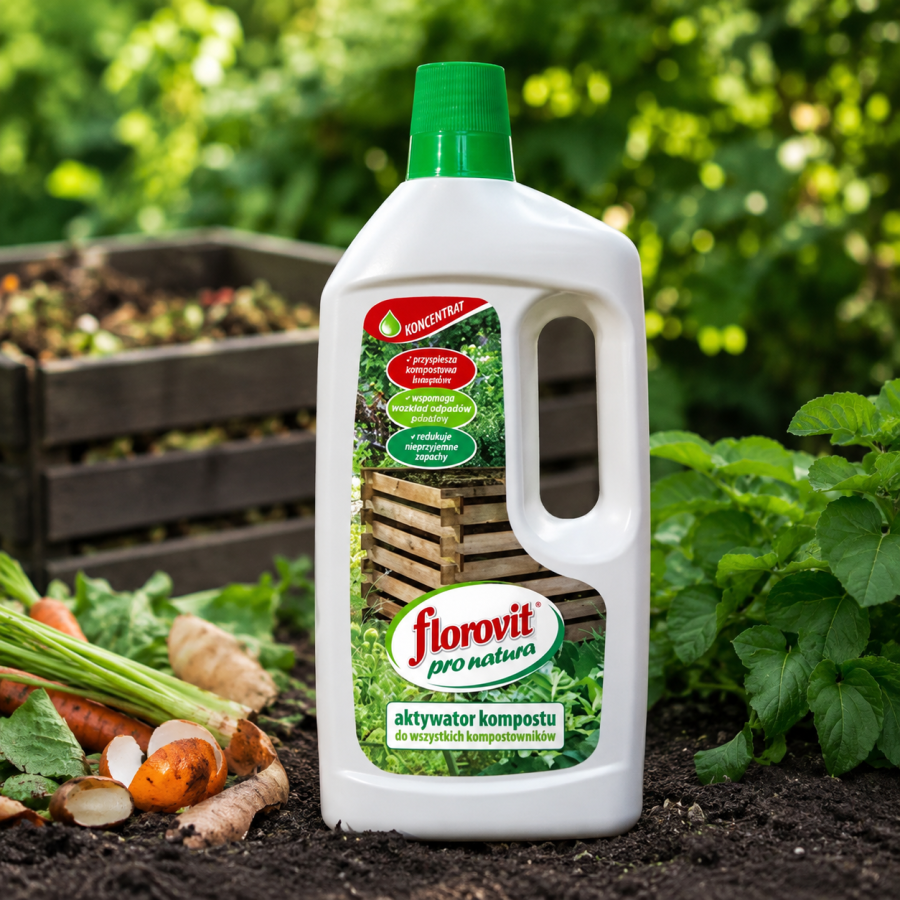 Florovit Pro Natura Aktywator Kompostu 1 L – przyspiesza kompostowanie
