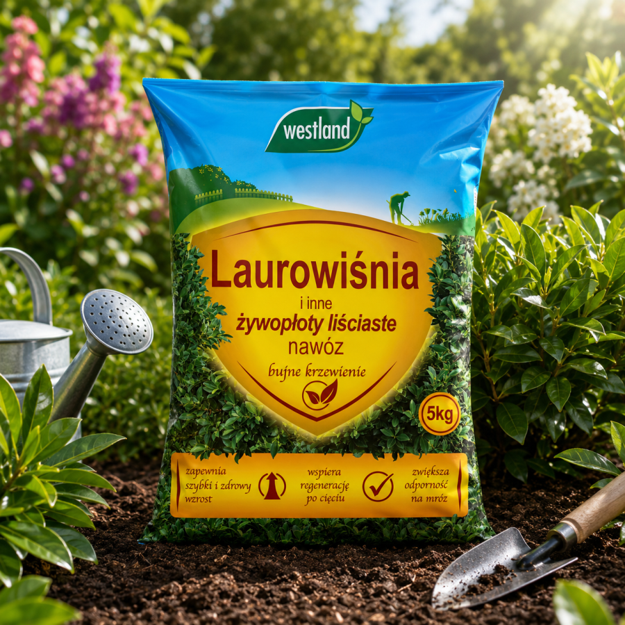 WESTLAND Nawóz do laurowiśni i żywopłotów liściastych 5 kg – gęsty wzrost i mocne rośliny