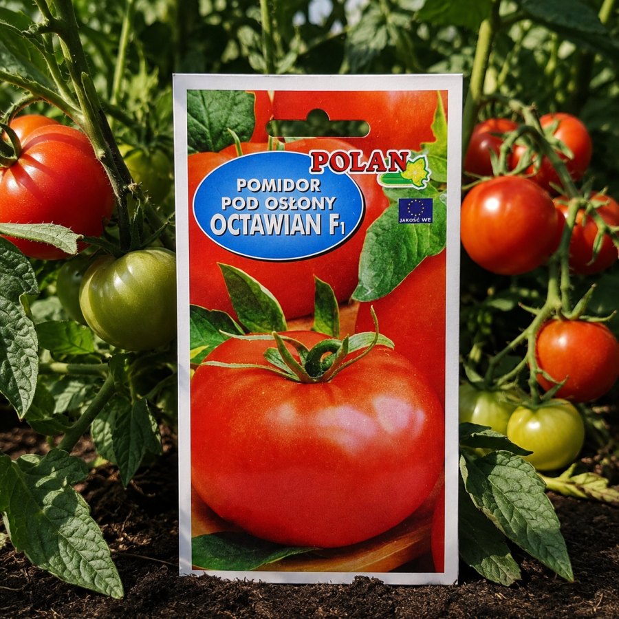 Pomidor szklarniowy Octawian F1 0,1 g – plenna odmiana pod osłony